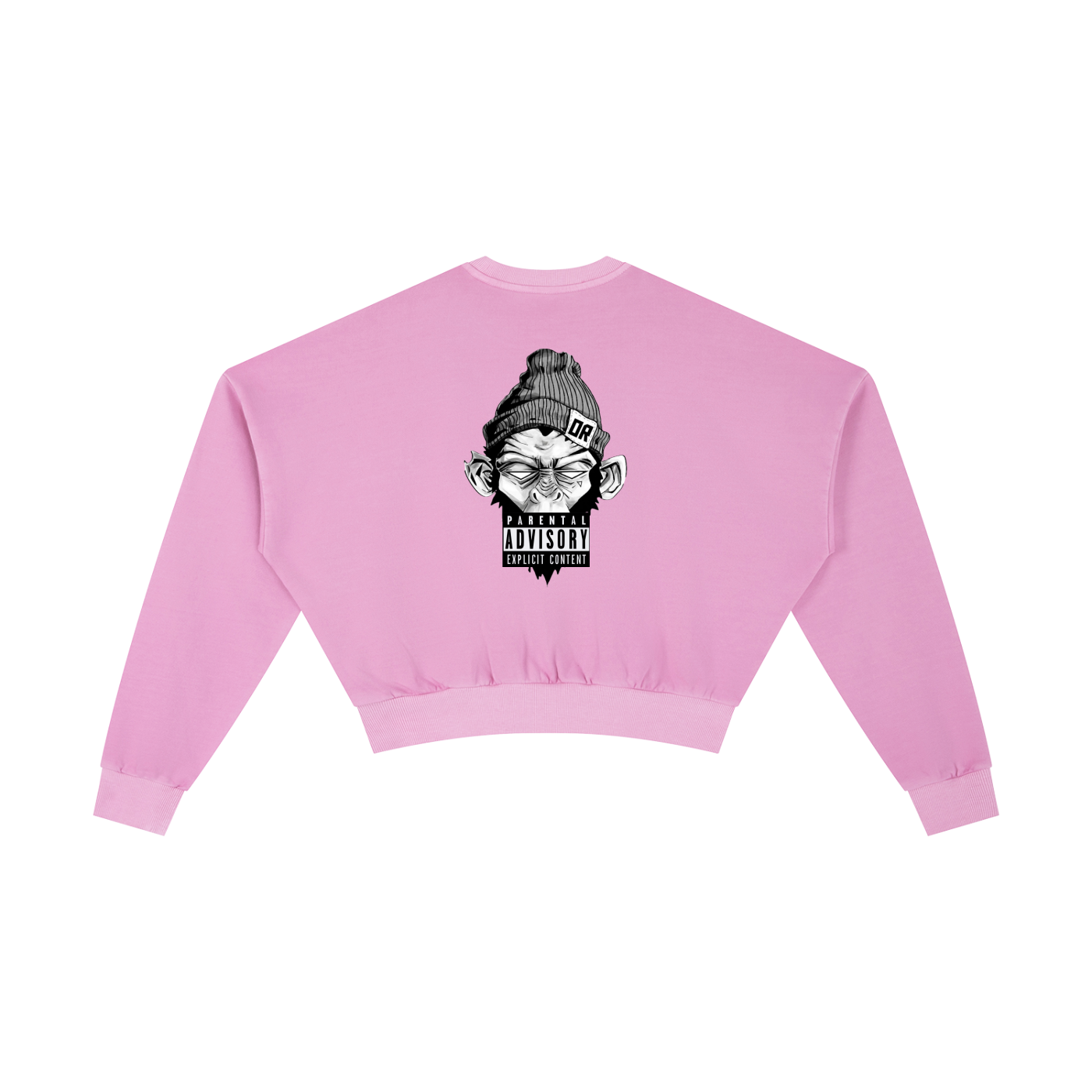 No filter Cropped Oversized Crewneck