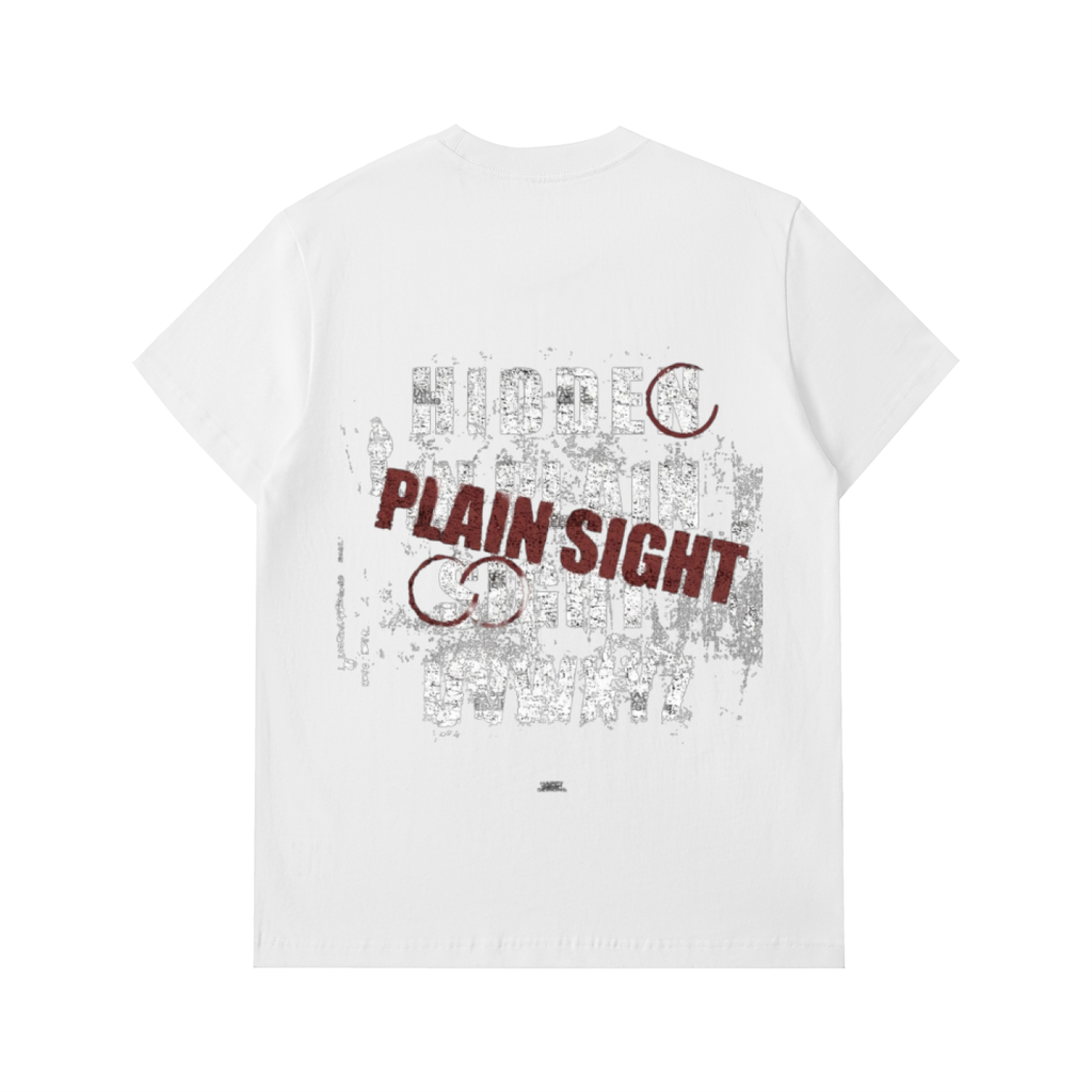 HIDDEN IN DISTRESS OVERSIZED HEAVYWEIGHT TEE