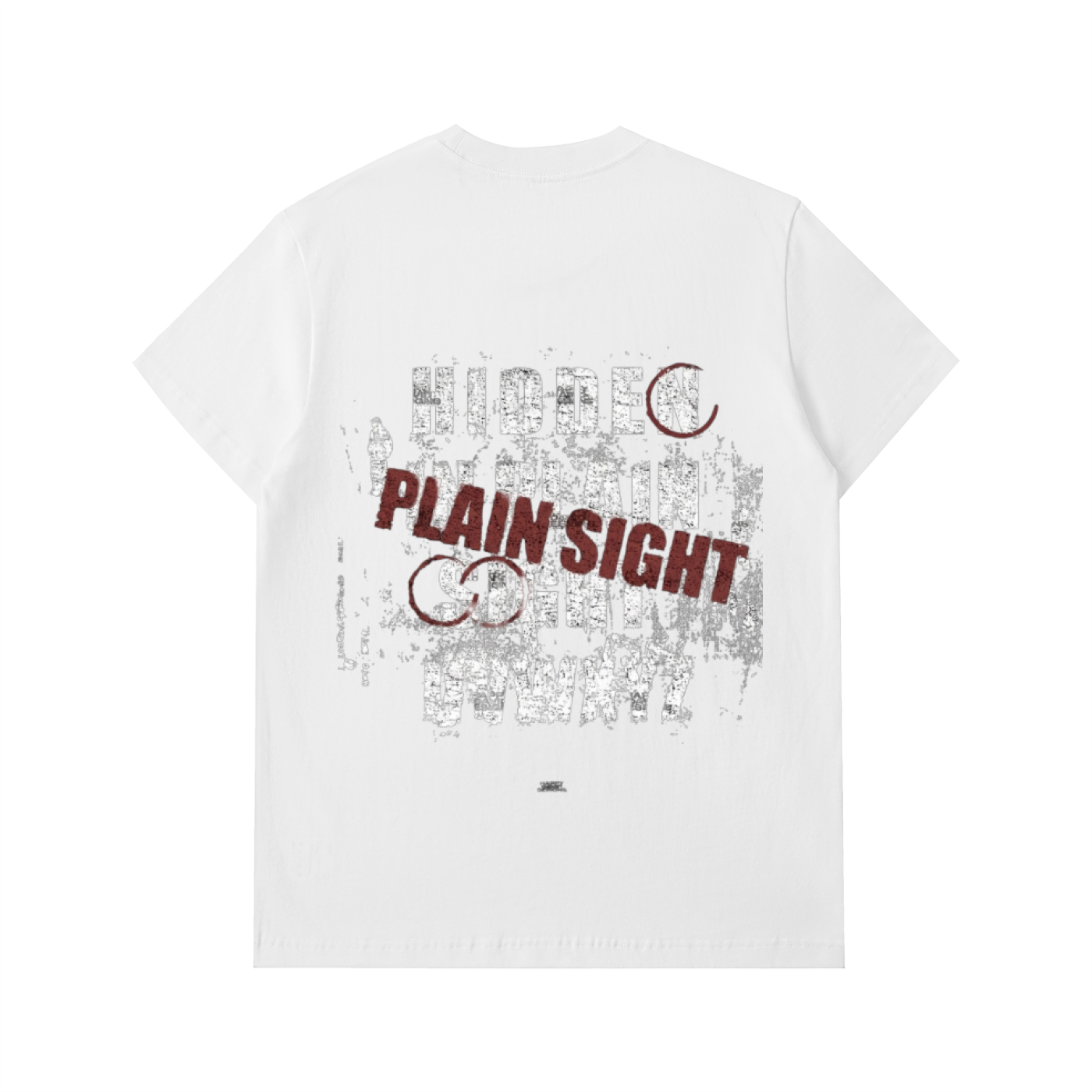 HIDDEN IN DISTRESS OVERSIZED HEAVYWEIGHT TEE